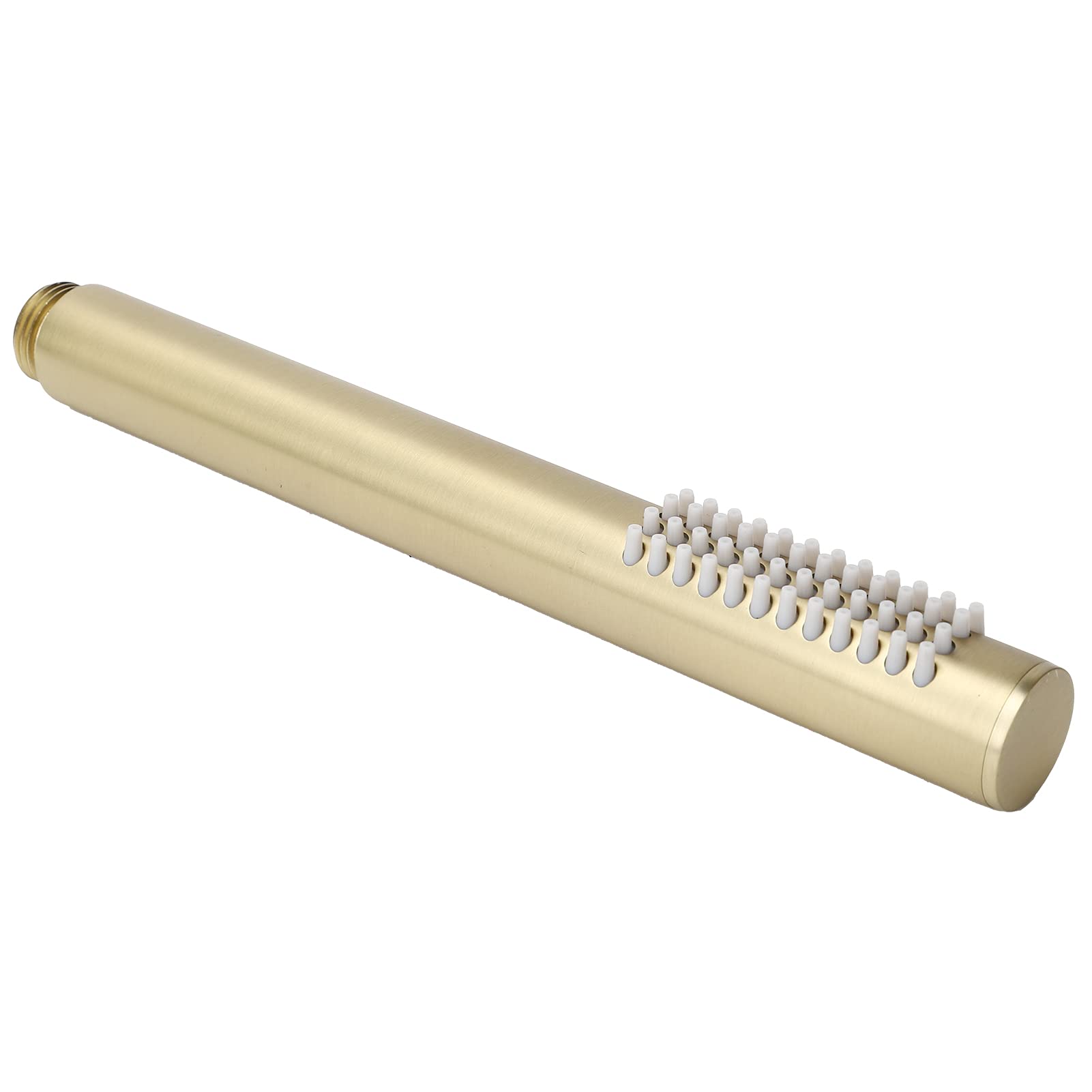 Soffione Doccia Portatile per Bagno, Soffione Doccia a Barra Tonda in Rame Massiccio G1/2 Spruzzatore Ad Alta Pressione per Doccia per Forniture per La Casa Del Bagno(d'oro)