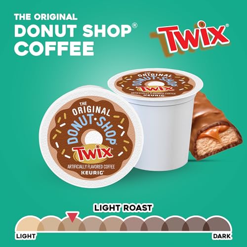 The Original Donut Shop TWIX Coffee, K-Cup Pods, 60 Count | Medium Roast, Smooth Caramel Sweet Cookie Creamy Chocolate Flavors, 100% Responsibly Sourced, 6 Packs of 10 - image 6