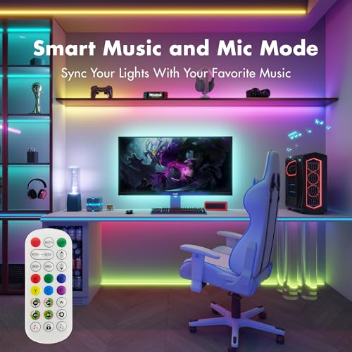 Image of LED Strip Lights,130FT Smart IC RGB WiFi Voice Controlled LED Lights