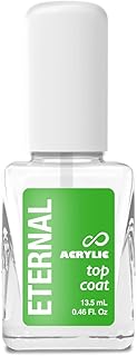 Eternal Acrylic Top Coat Nail Polish - 13.5 mL Quick Dry Long Lasting Fi...