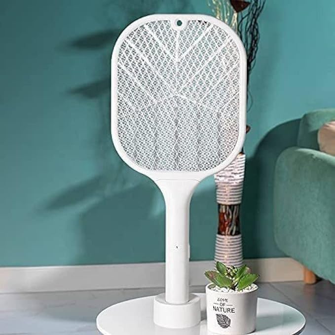 Hasruna Enterprise Mosquito Bats Racket Killer Five Nights Mosquito Killer Racket Rechargeable Handheld Electric Fly Swatter Mosquito Killer Racket. (Classic New Version 2023)-picture-41