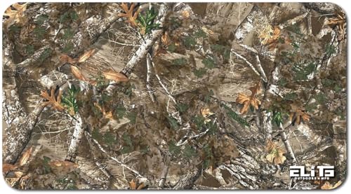 Elite Outdoors MFG | Hunting Camo Gun Cleaning Mat | Forest Camouflage Design | Made in The USA | Size 12x22 inches
