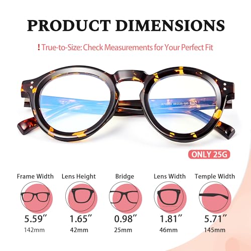 Image of Blue Light Blocking Glasses for Women Men, Square Thick Frame Anti Eyestrain & UV Glare JF6218