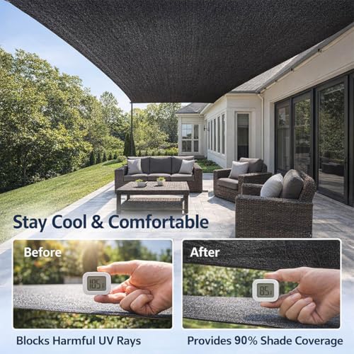 Filet d'ombrage extérieur pour patio et terrasse : votre havre de paix invisible au jardin - 4