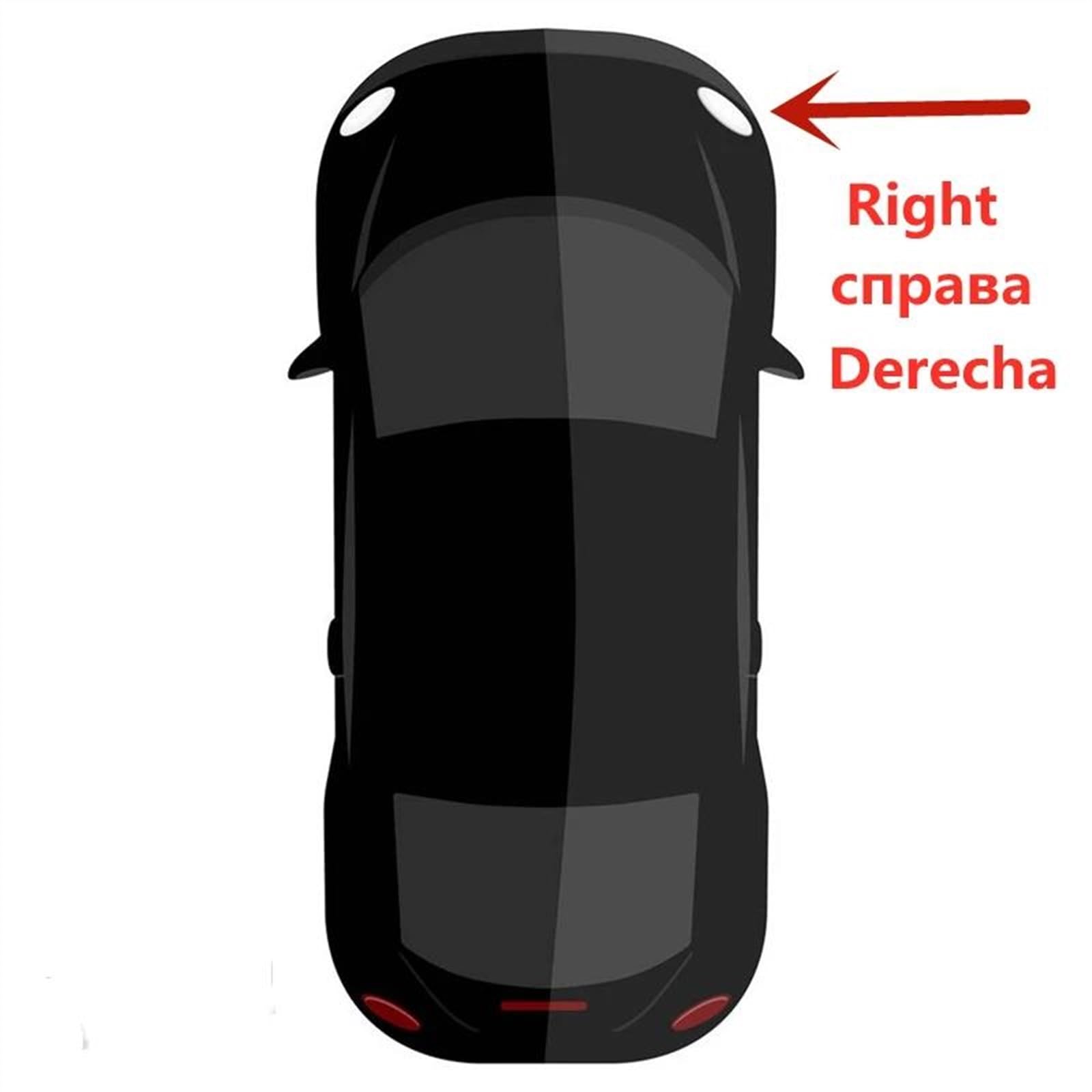 Auto Copriobiettivo Faro Compatibile con A4 A4L B8 2009 2010 2011 2012 Copri Faro Anteriore per Auto Copri Faro Trasparente Custodia in Vetro Paralume Trasparente(Right)