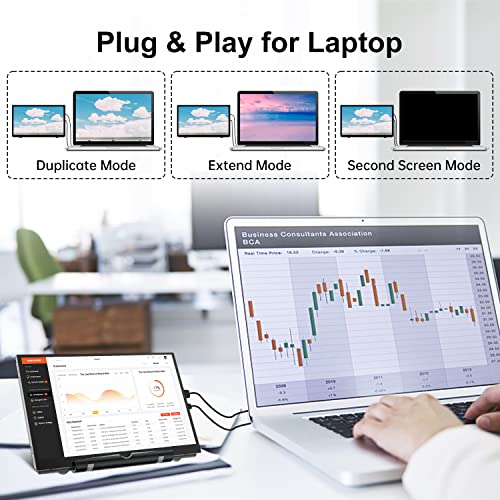 Image of HAMTYSAN Raspberry Pi Screen, 7 Inch Portable Monitor External Display 800x480 IPS Screen Small HDMI Monitor for Raspberry Pi 400 /4 /3 /2 /Zero /B /B+ Jetson Nano Win11 /10 /8 /7 (Non-Touch)