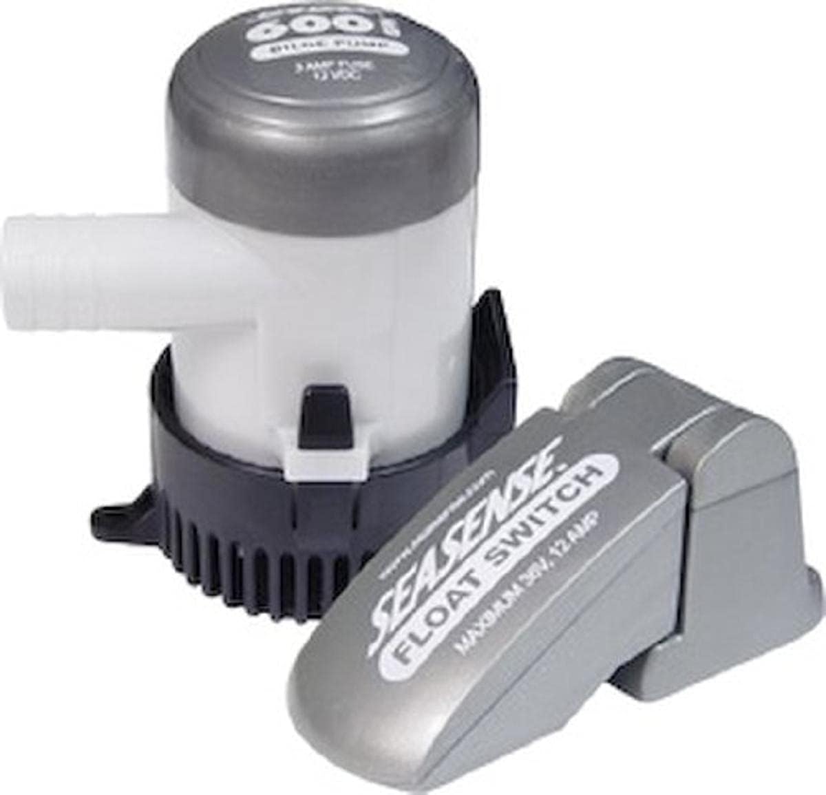 SeaSense 600 GPH BILGE PUMP & FLOAT SWITCH COMBO PACK