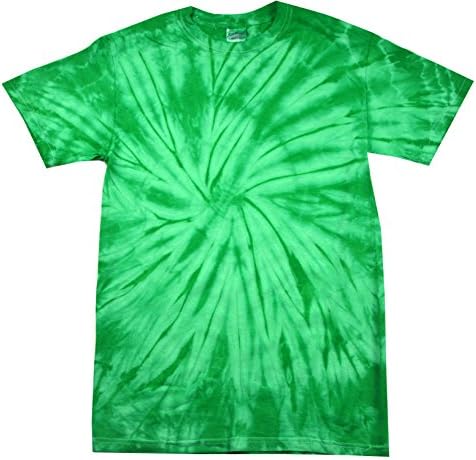 Colortone Tie Dye T-Shirt MD Spider Kelly