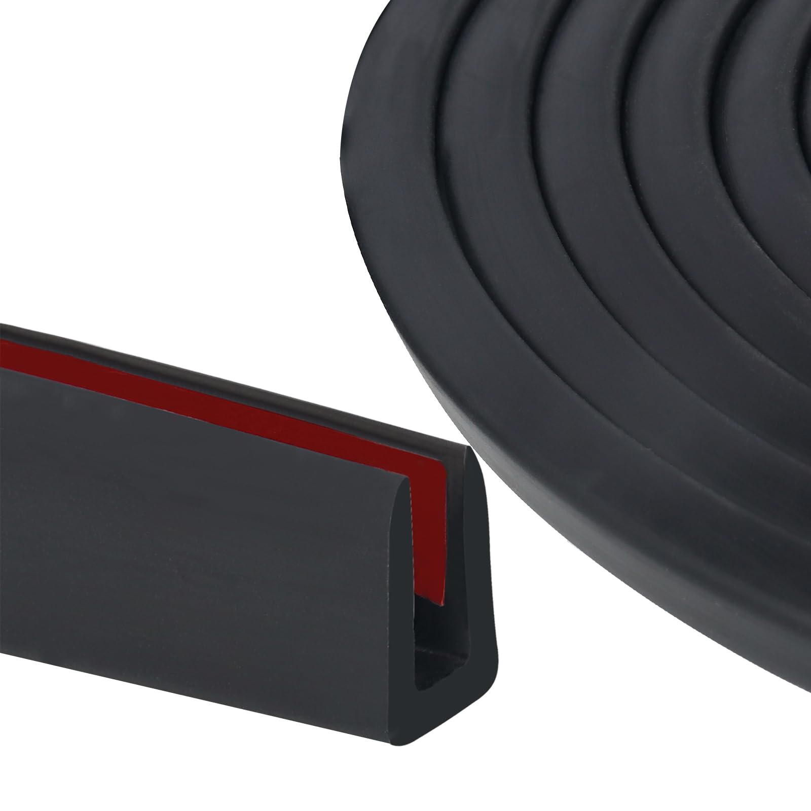 10 M Protezione Bordi Profilo Protezione Bordi Nero Cedro Nastro - Foto 5