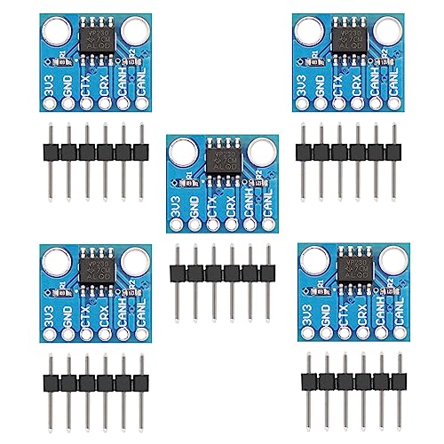 AZDelivery 5 X CAN-Bus-Transceiver-Breakout-Board - Hochgeschwindigkeits-Physische Schicht, VP230, kompatibel mit ISO 11898-2 Standard