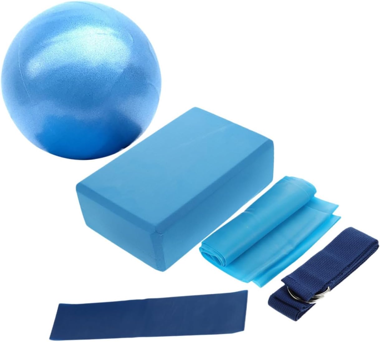 1 Set Professional Exercise Yoga Ball Kit Household Yoga Equipment for Pilates Stretching and Balance Training Portable and Versatile Fitness Gear for Home and Gym