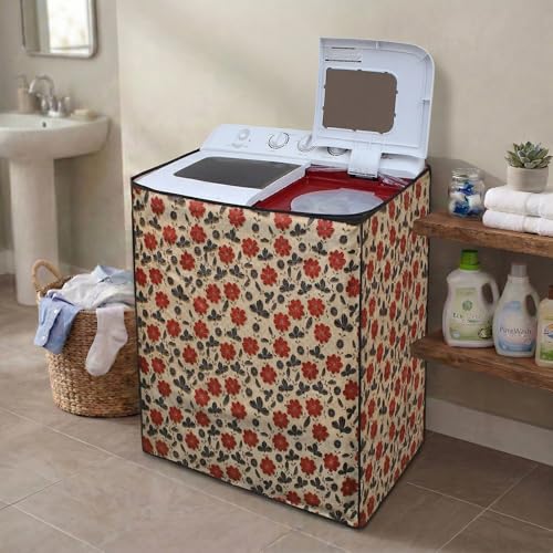 Image of DREAM CARE Waterproof & Dustproof Washing Machine Cover Top Load & Semi Automatic Suitable for 7 kg, 7.2 kg, 7.5 kg (83 x 95 x 51 cms)