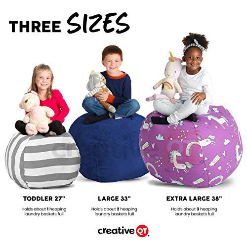 Buy Creative QT Stuffed Animal Storage Bean Bag Chair Kid Bean Bag