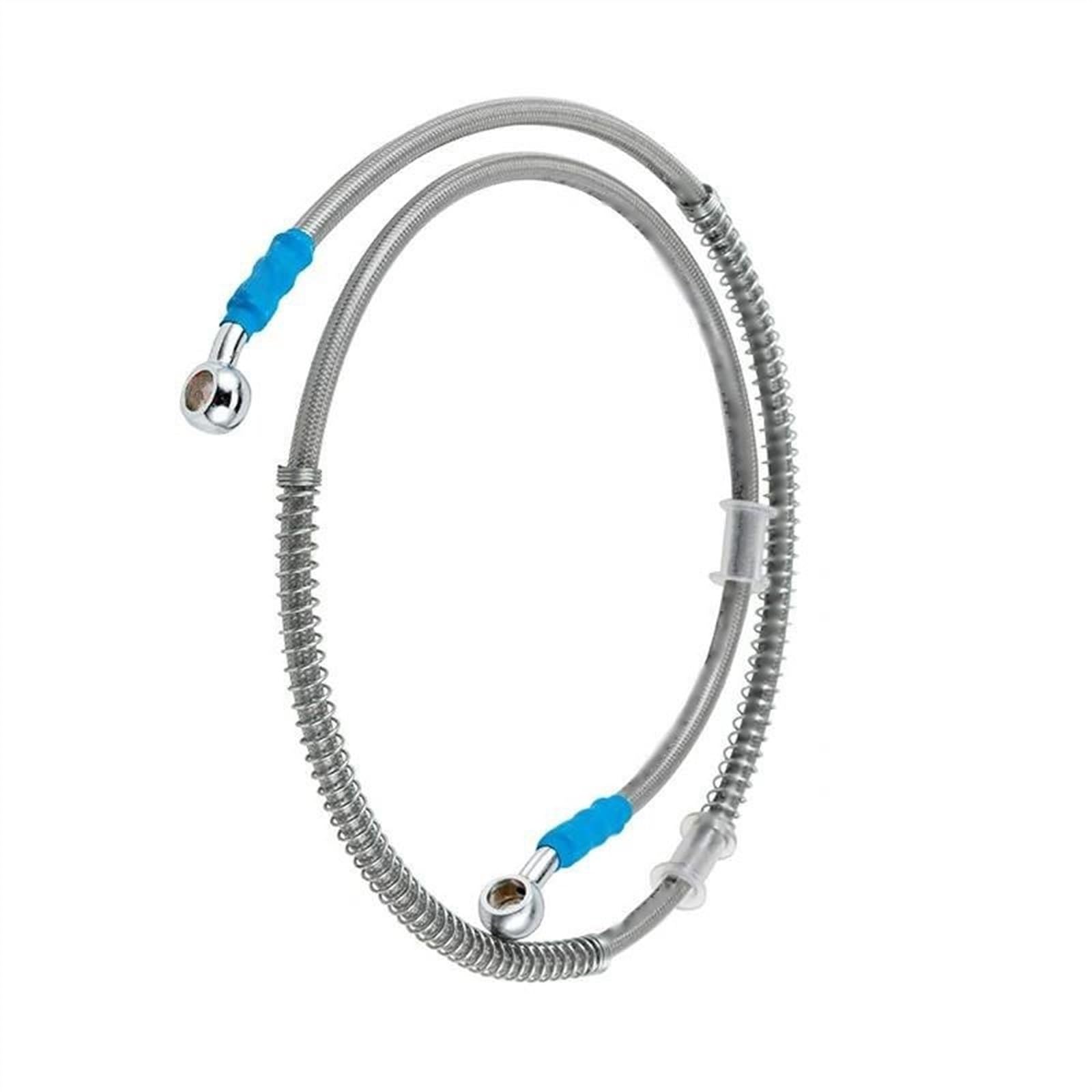 Ksxzw Grey Motorbike Part Motorcycle Brake Oil Hose 110Cm/1100Mm Accessories Replacement