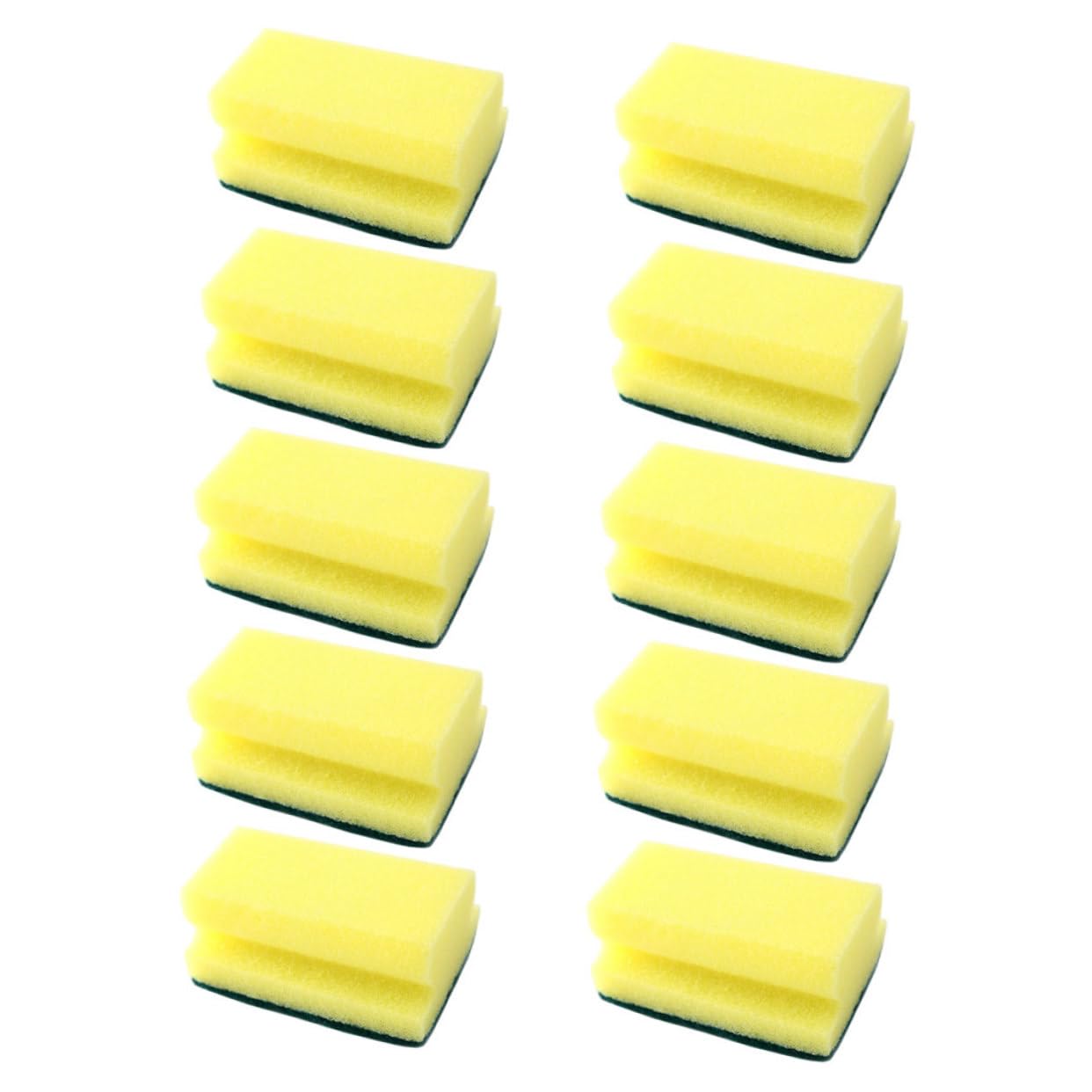 50piezas Esponjas De Limpieza Multifuncionales Antideslizantes para Fregar Utensilios De Cocina Vajilla y Fregaderos Reutilizables y Eficaces La Eliminación De Grasas