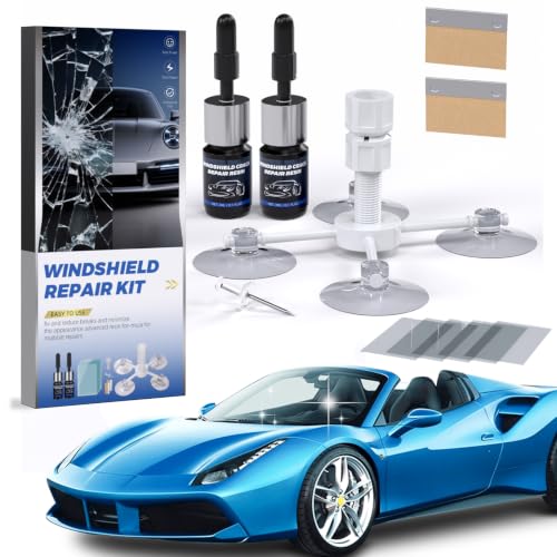 NASILOOP Windshield Chip Repair Kit, Upgraded Windshield Crack Repair Kit