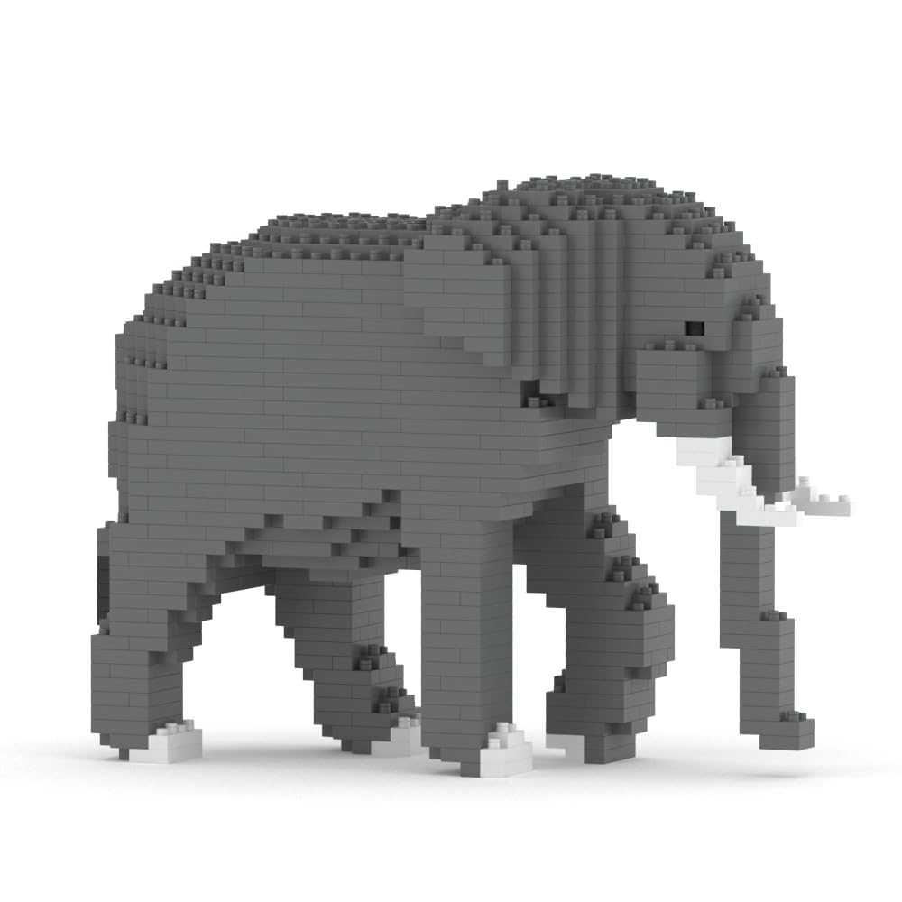Amazon.com: JEKCA Elephant 03S | Animal Plastic Building Blocks