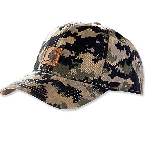 Carhartt Men's Canvas Cap, Dark Khaki Digi Camo, One Size