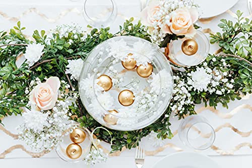 Miniatura 3 de Partydeco - Velas Flotantes, Color Dorado