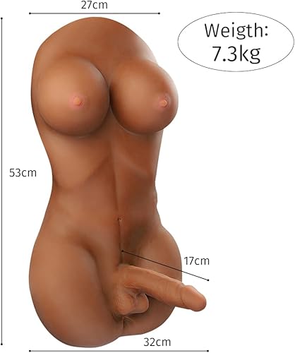 Miniatura 7 de Muñeca sexual transexual para hombres y mujeres, Jaspik realista 2 en 1, juguete sexual para adultos con consolador de pecho grande, muñeca de amor