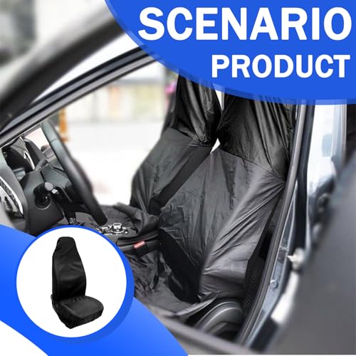 wilcractk Autositzschoner Vordersitz Universell Kompatibel Universal Auto-Sitzschoner (132x54 cm), Wasserdichter & Staubdichter Sitzbezug Auto, Premium Sitzschoner für Werkstatt