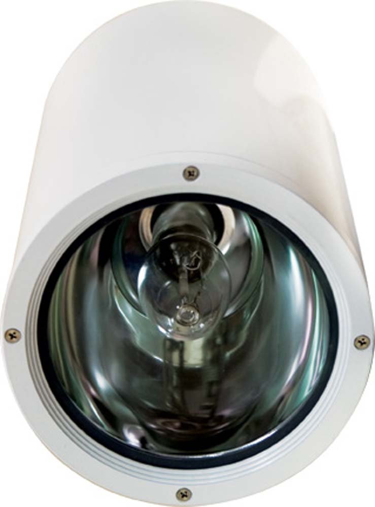 dabmar lighting DW3760-W Cast Powder Coated Aluminum Cylinder Ceiling Light, White-picture-17