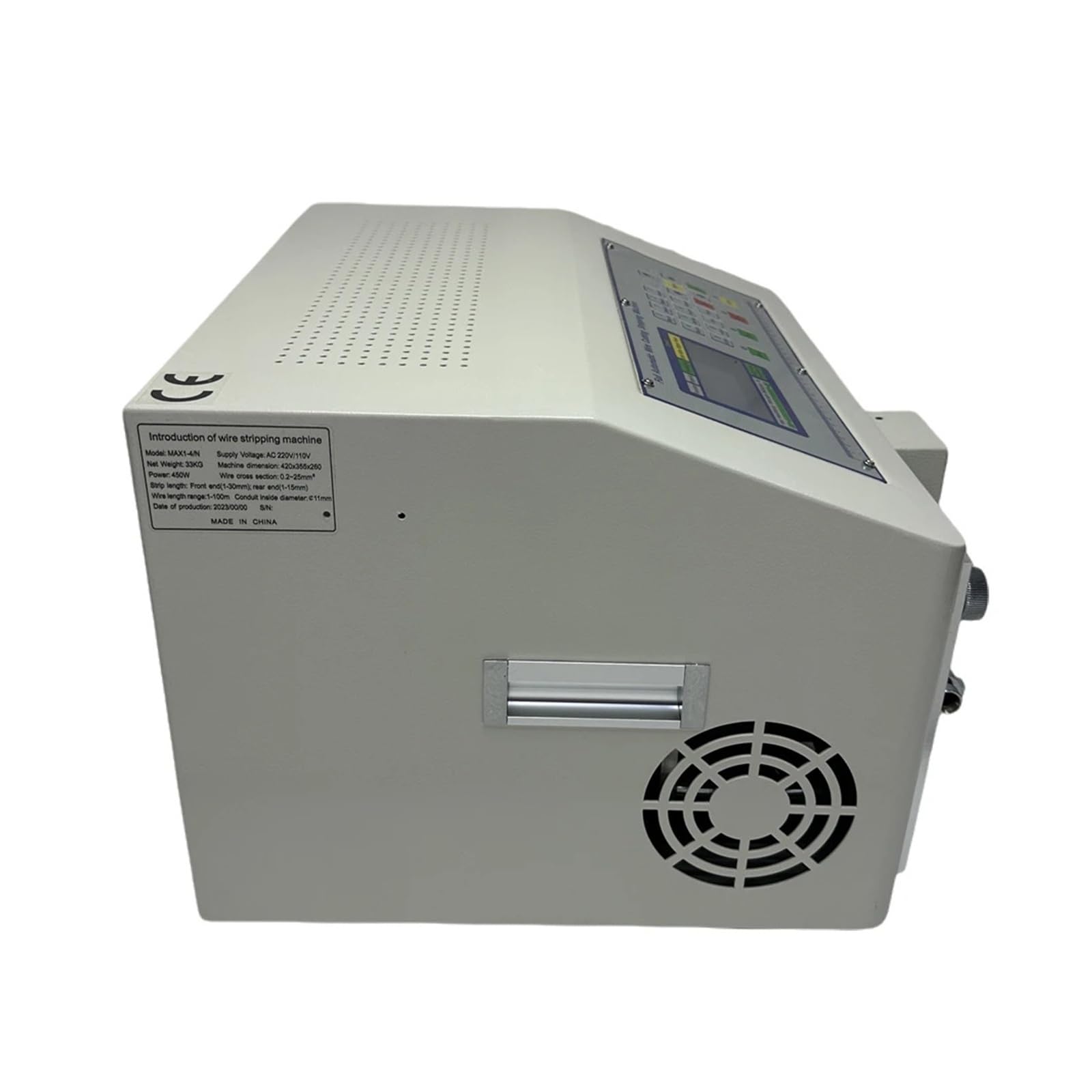 Spellafili automatico SWT508MAX25 16MM2 25MM2 con macchina da taglio for spellatura cavi touch screen Multiuso(SWT508MAX(0.2-16MM2),220V)