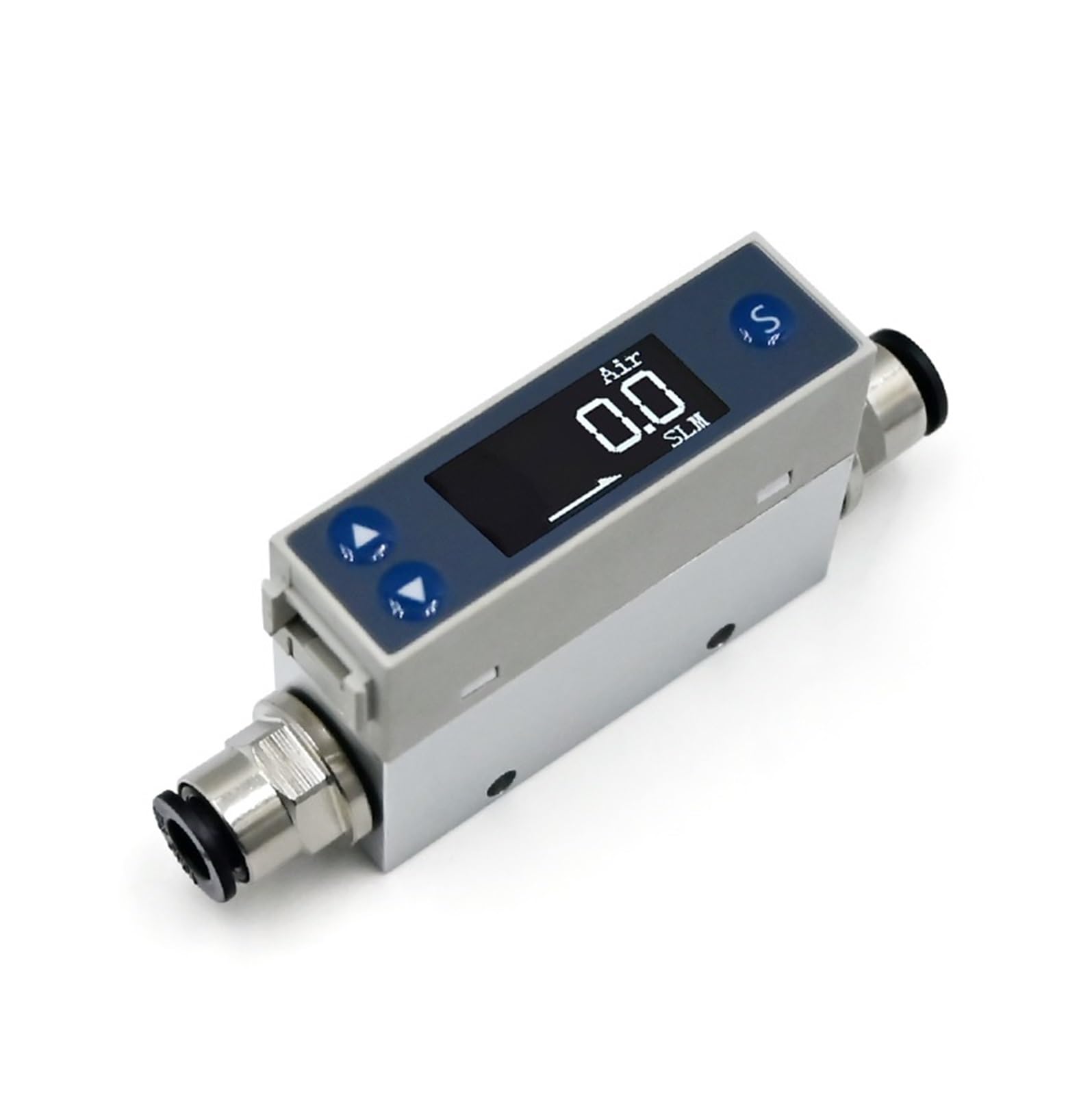 Medidor de caudal másico térmico serie TC5200 for aire comprimido con interfaz(TC5200-1500L/min-12mm)