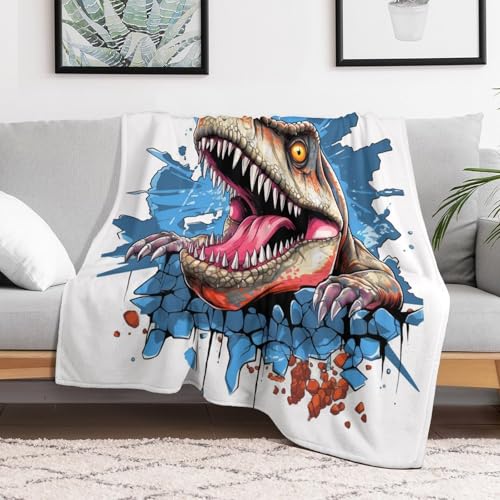 Couverture dinosaure pour soirées cocooning sur le sofa - 3