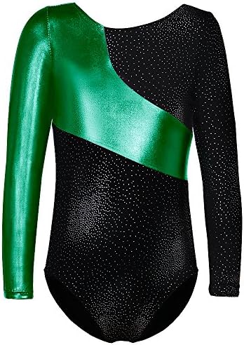 DAXIANG Long Sleeve Gymnastics Leotards for Girls Gymnastics Ballet Outfit Dance Leotard for Kids Girls Toddler 2-14 Years