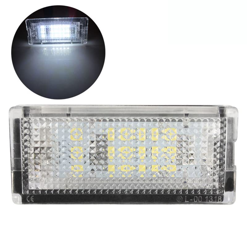 Ampoule LED blanche Canbus pour plaque immatriculation arrière BMW E46 - 6