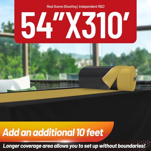 Image of Plastic Table Cloth, 310 Ft X 54 In Disposable Tablecloth Black and Gold Tablecloth Premium PEVA Plastic Table Cloth Disposable with Any Cut Sliding Cutters for Picnics, Parties, Birthdays, Festivals