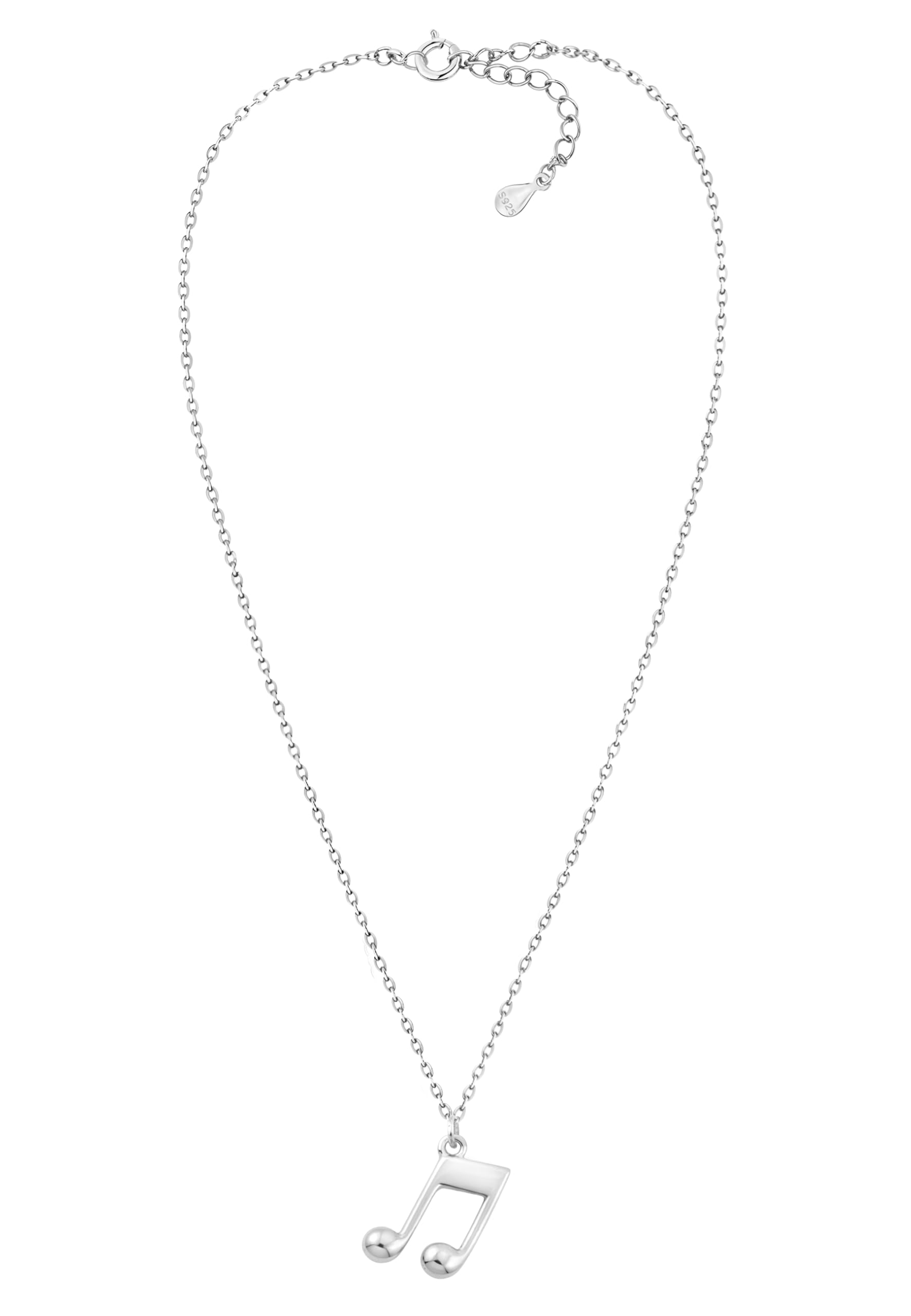 Sofia Milani - Collar para Mujeres en Plata de Ley 925 - Colgante de Corchea Musical