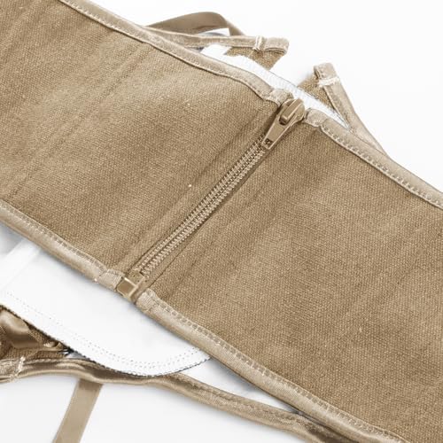Image of Scarlet Darkness Corset Belt for Women Floral Lace Up Boned Underbust Corset Waist Belts khaki 8