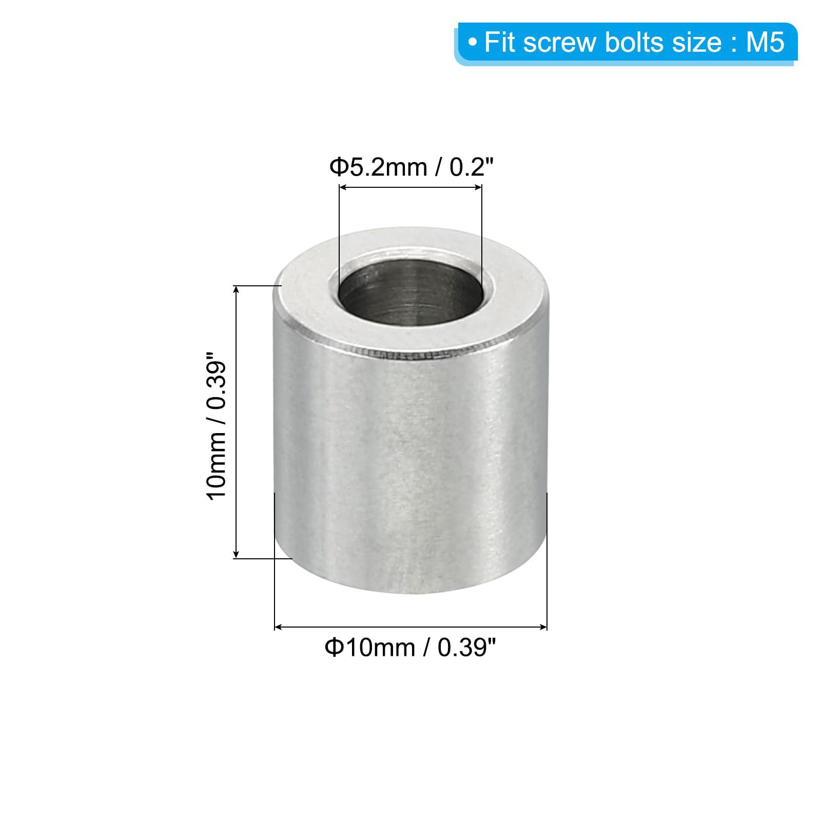 Unifizz M5 Stainless Steel Spacers - Image 2