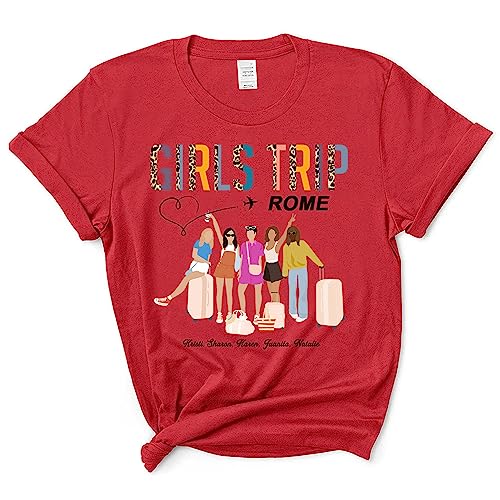 Girls Trip Shirts for Women - Personalized Name and...