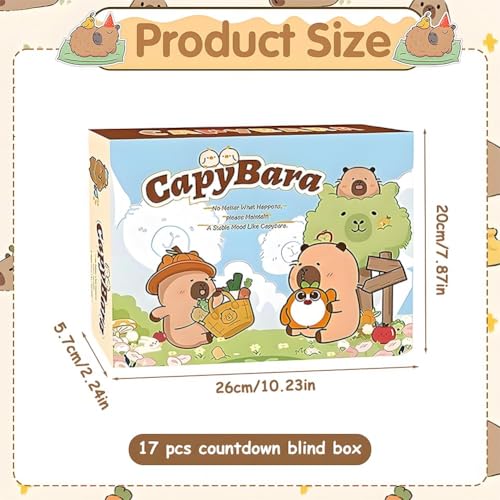 Capybara boîte aveugle 17 cases avec bijoux fille et chaussettes - 2