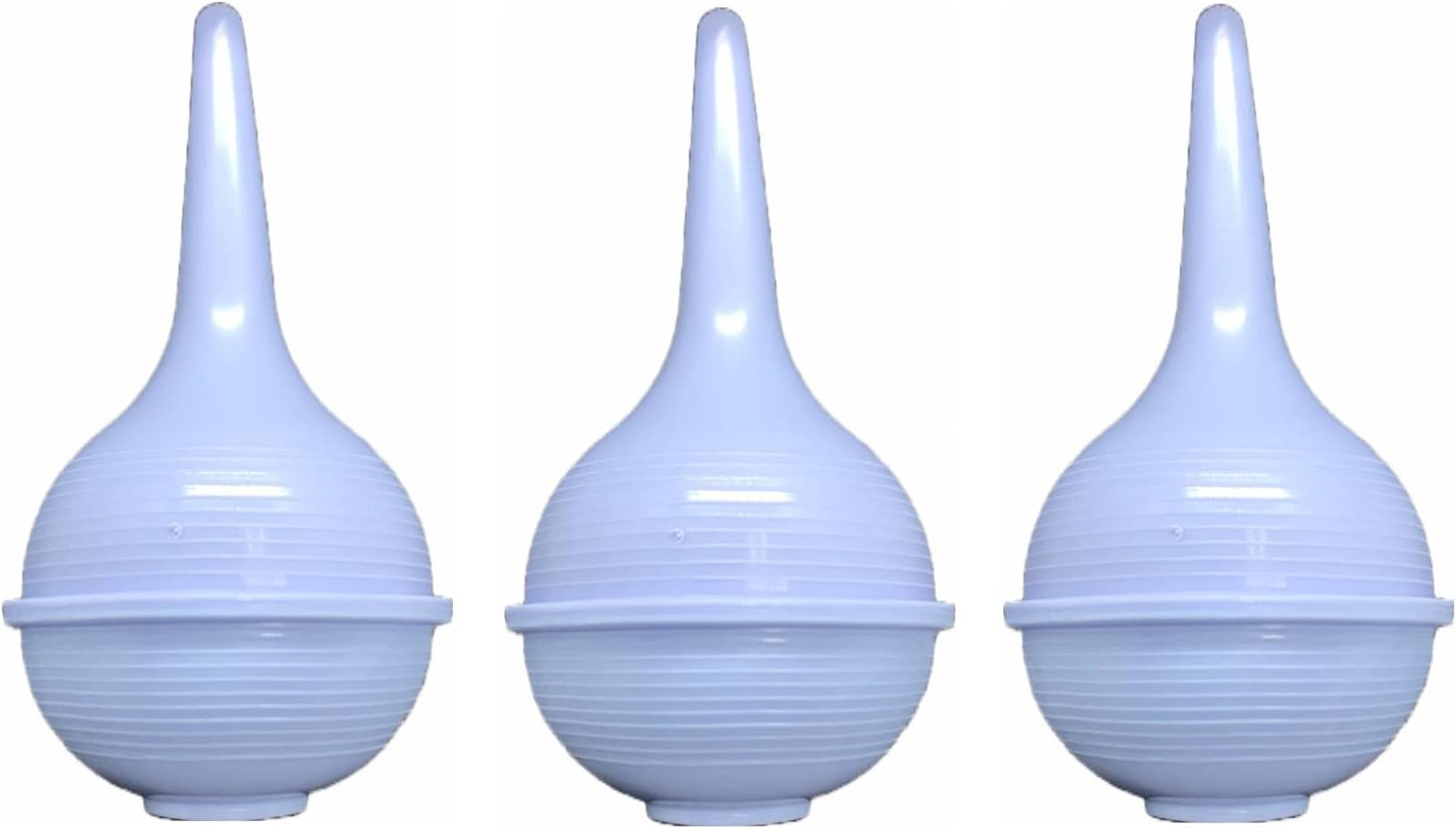 Comfort Soft Sterile Ear Bulb Rubber Hand Squeeze Baby Bulb Suction Sucker - 2 oz - Nasal - Ulcer (3 Pack)