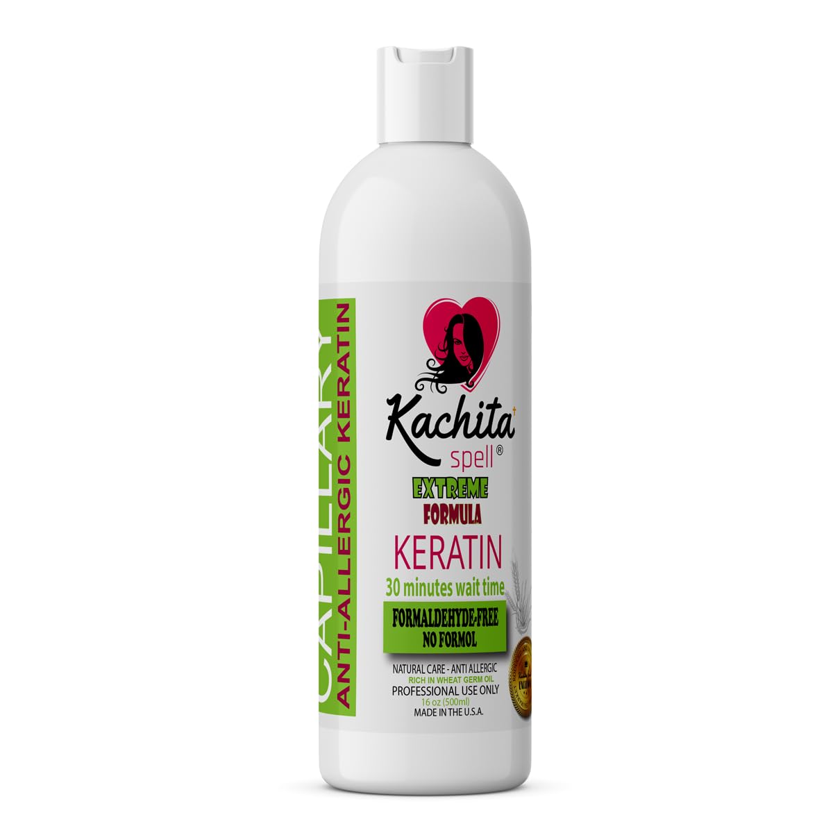 NEW Brazilian Keratin Treatment Formaldehyde Free Kachita Spell Hair Straighteners No Formol Made in USA