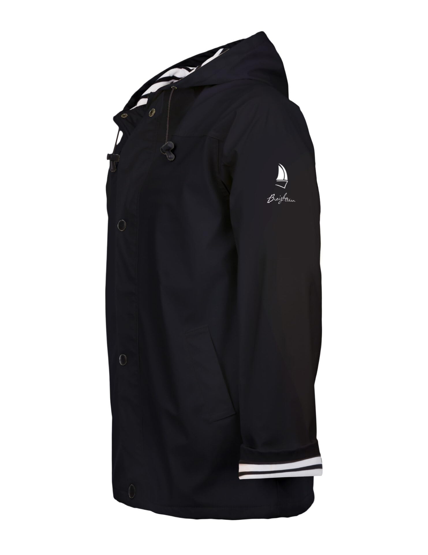 Breizh Ocean - Ciré Imperméable Chaud intérieur Polaire Mixte - du XS au 4XL - Création Française ARTIC - Manteau Femme Hiver ou Manteau Homme Hiver - Grande taille disponible