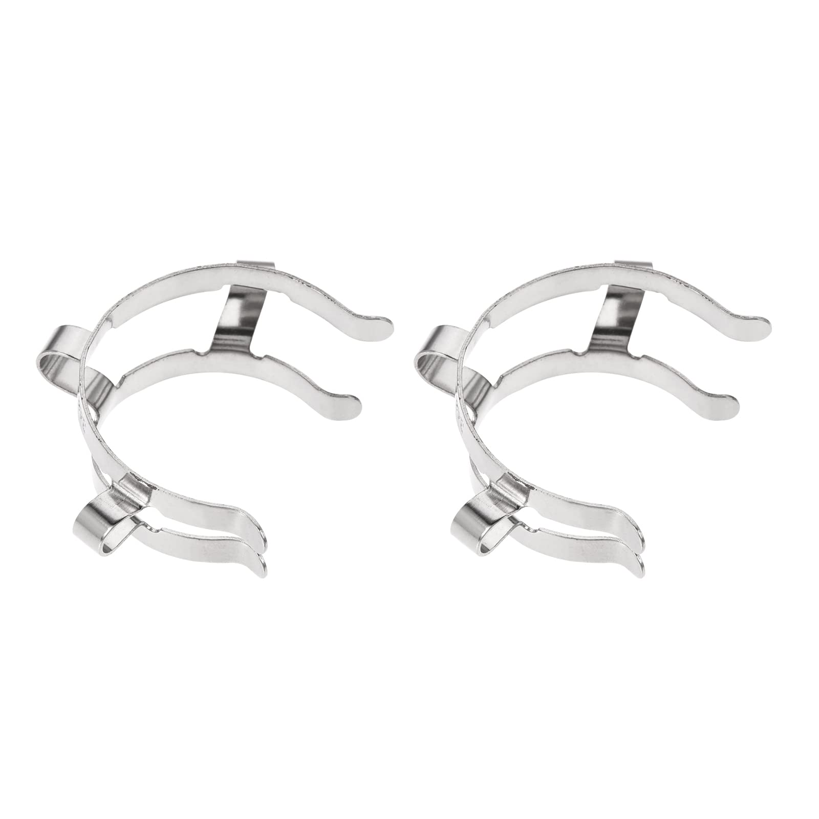 YOKIVE 2 Pcs Joint Clip, Lab Metal Mounting Clips, Silver, 28mm/34mm