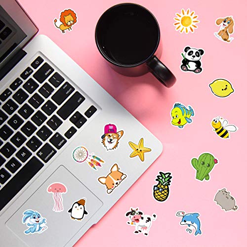 Sticker 200 pcs Vinyl Waterproof Stickers for Water Bottles Laptop Luggage Stickers Bicycle Skateboard Guitar Graffiti Sticker Motorcycle Phone Computer Stickers Teens Girls Boys Holiday Gifts - Thumbnail 2