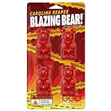 Big Bear!™ - 4 Pack of Hot and Spicy Gummy Bears from GGB Candies (Carolina Reaper)