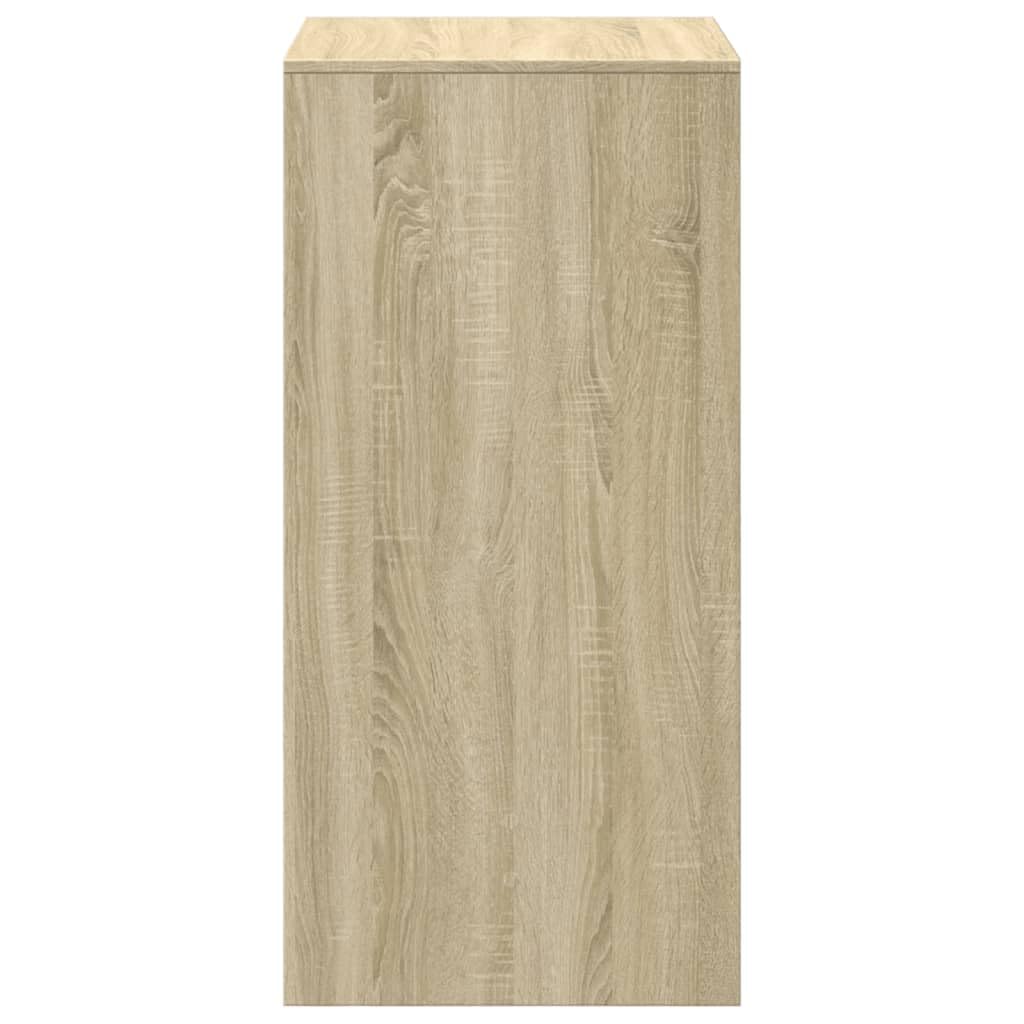 Table de Bar en chêne Sonoma 51x50x103,5 cm Bois d'ingénierie mobilier Polyvalent pour Salon Cuisine Salle à Manger Bureau comptoir extérieur terrasse