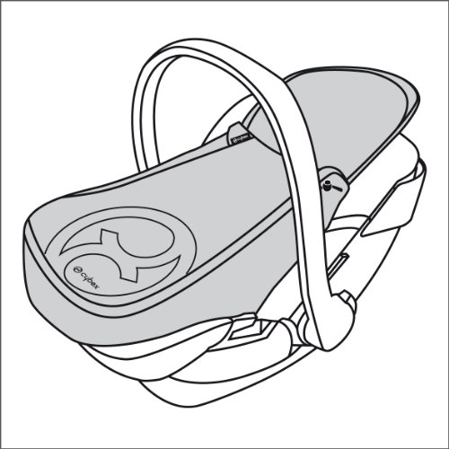 CYBEX Silver Seggiolino Aton, Incl. Riduttore per