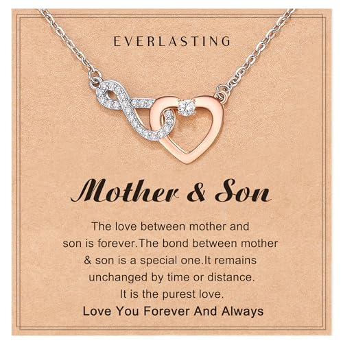 Shonyin Mom Gifts from Son Mothers Day Necklace Valentines Day Christmas Stocking Stuffers for Women Adults 2026