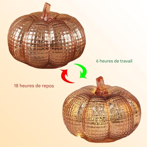 Lampe de table citrouille pour votre centre de table de Thanksgiving - 7