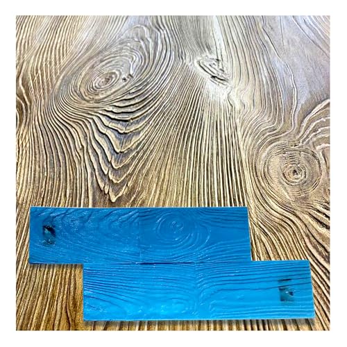 Sello de hormigón de poliuretano flexible para moldear tablón de madera 2