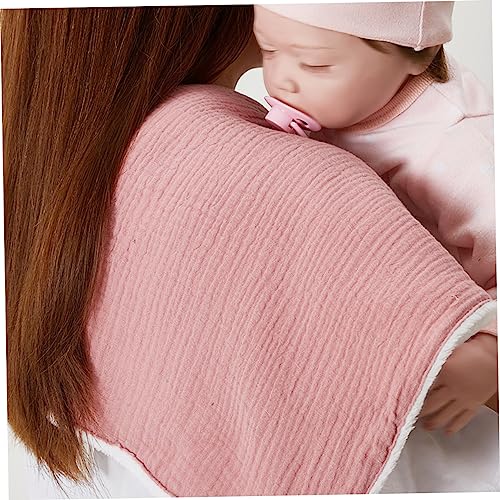 BESPORTBLE Infant Burp Cloths 5 Pack Super Absorbent Muslin Shoulder Pads for Boys Girls Newborn Infant Soft Breathable Machine Washable2
