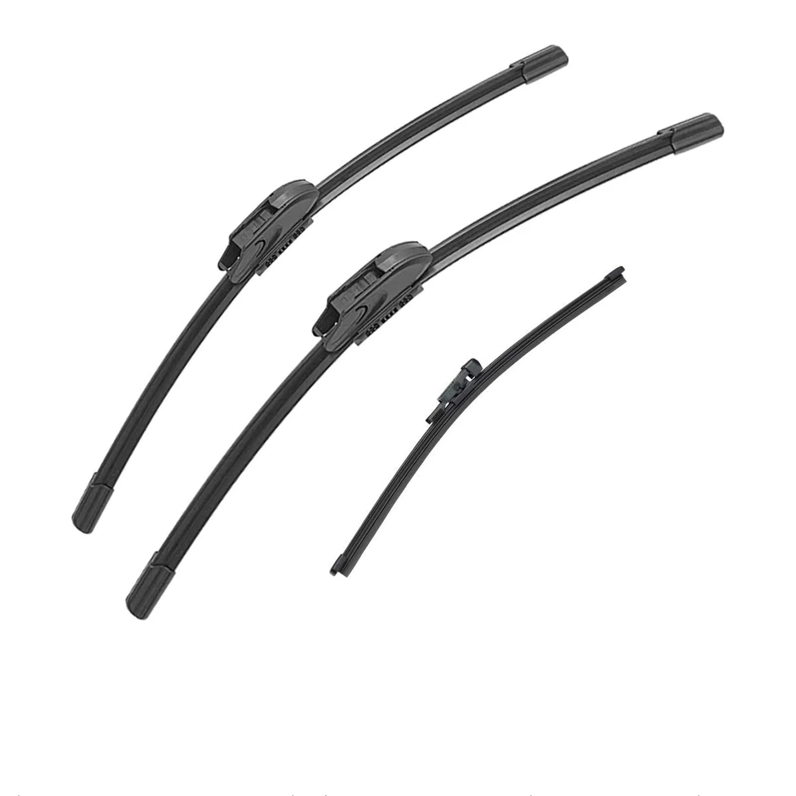 tergicristallo Compatibile con Mini per Clubman R55 2007 2008 2009 2010 2011 2012 19 "18" 12 "3 Pezzi Tergicristallo per Auto Anteriore Spazzole Tergicristallo Posteriori Accessori